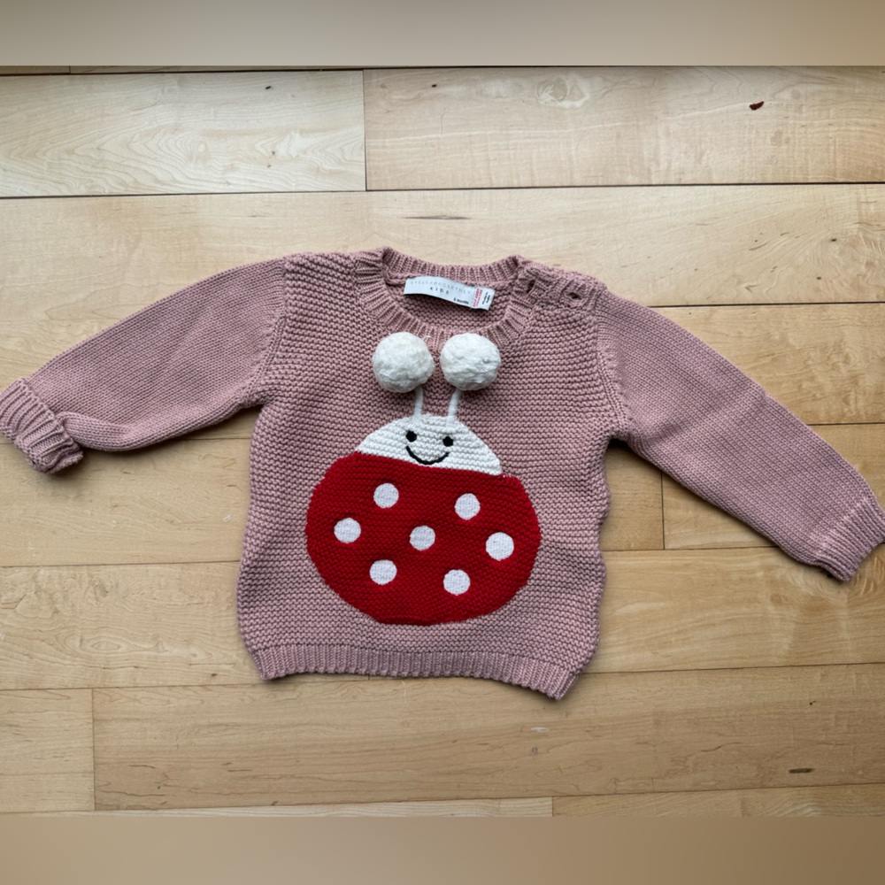 Like New Stella McCartney ladybug sweater - 6 months